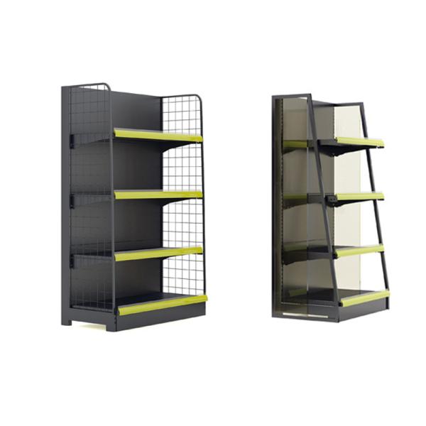 Metal Supermarket Shelf Gondola Display 30-100kg Capacity