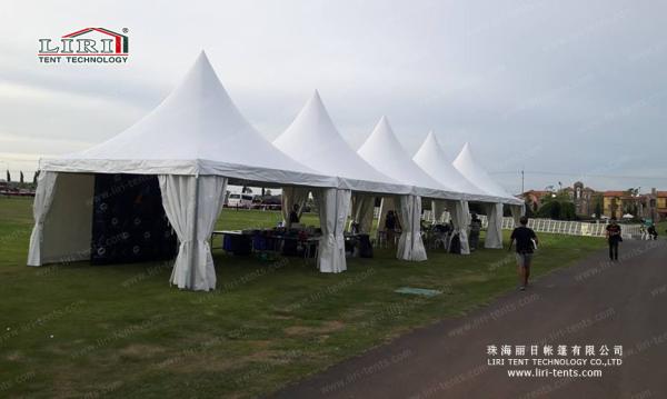 Hajj Pagoda Tent / Ramadan Tent with High Peak  Tents for Catering and Stay Place