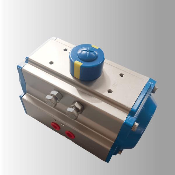 Dual Action 75mm Aluminum Alloy Rack and Pinion Pneumatic Actuator