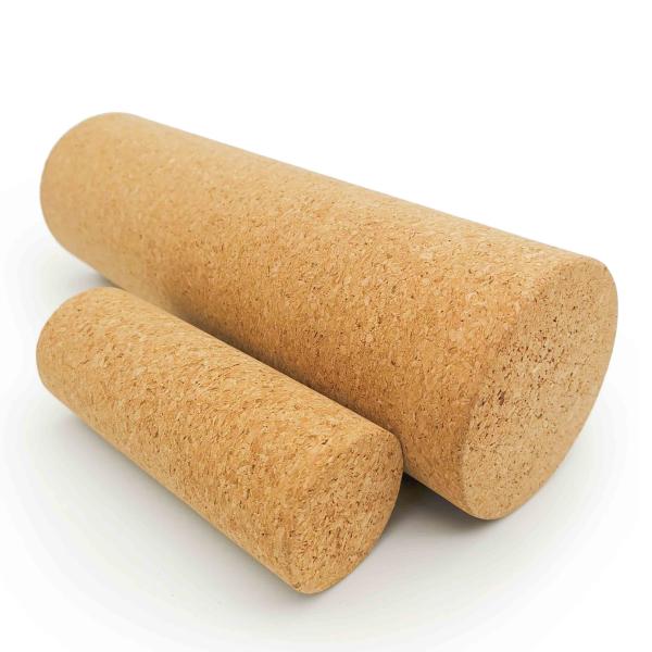 Fácil de limpar portátil da aptidão natural de Cork Yoga Roller Massage Muscle