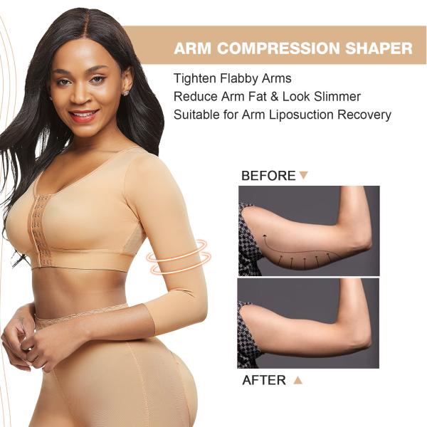 Hexin estágio 2 Faja Colombiana Shapewear conjunto de tricoteado de mulheres Body Shaper Tops sutiã
