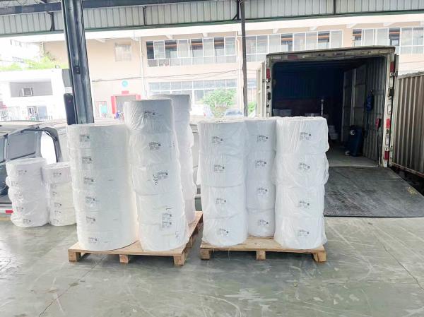 PVC autoaderente adesivo papel de rolo PET transparente certificado SGS