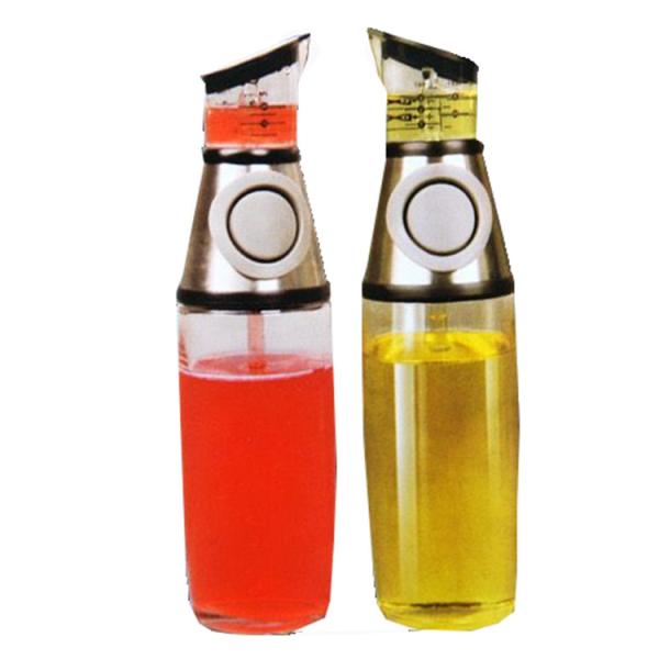 500ML Glass Press And Measure Olive Oil Dispenser Household Kitchen Tools