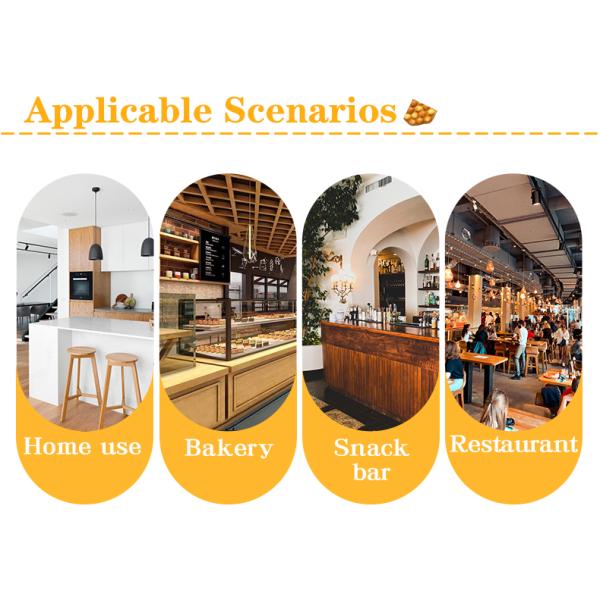 2023 Мини вафлесопёрщик из нержавеющей стали для бельгийских вафлей и закусочных