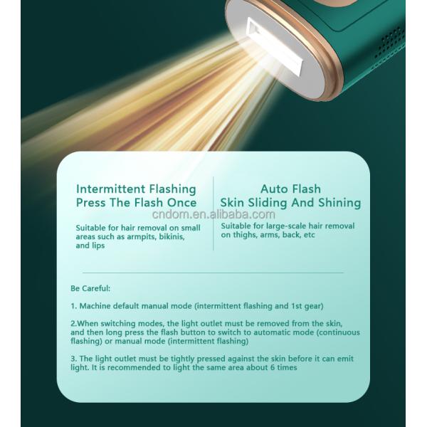 5 Modes Painless Crystal Hair Removal Device 0.2kg for Smooth and Hair-free Skin
