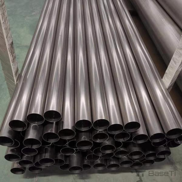GR7 Seamless Titanium Welded Pipe Tube GR12 6al 4v Titanium Tubing For Power Generation