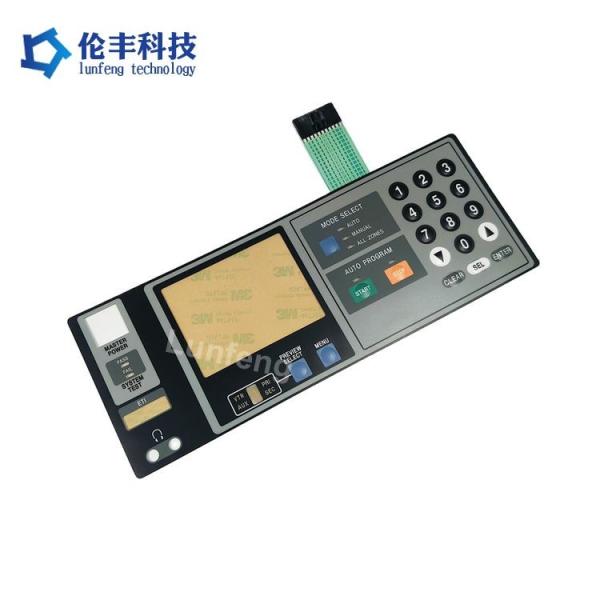 ブラックコネクタ メタルドーム膜スイッチ -30°Cから80°Cの単層/二層/多層回路