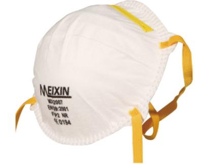 CE FFP2 Dust Mask With Latex Free Elastic Strap 3 Layer For Superior Protection