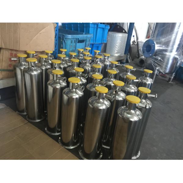 Inox Tube Filter Stainless Steel Strainer 0.4um Polished Surface Customized Pharmaceutical