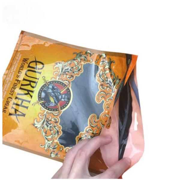 k 150gsm humidor bag for cigars , 4-50Ct humidified cigar bags