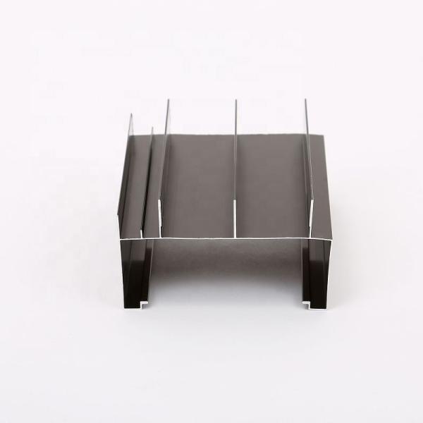 Анодированные изготовленные на заказ алюминиевые штранг-прессования, черные 6063