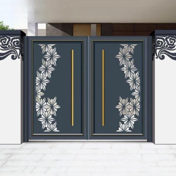 Customized Decorative Steel Gates Swing Aluminum Decorative Gates