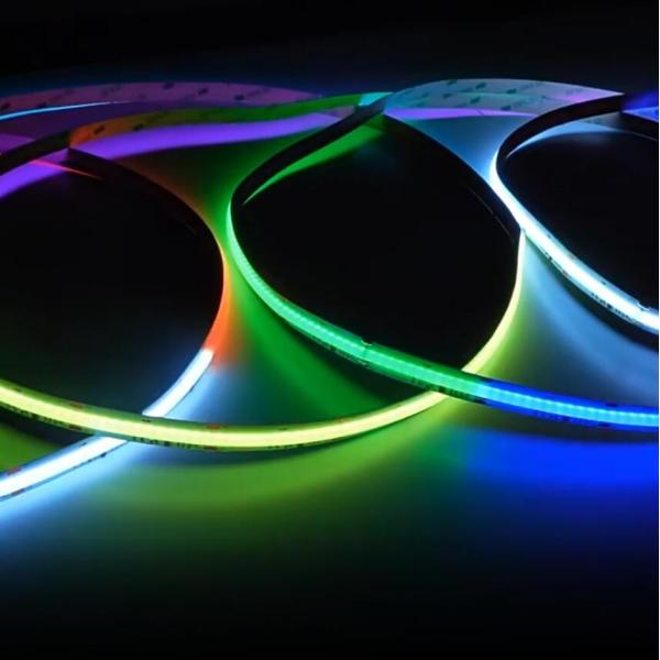 Цифровая RGB Cob Led Strip 3 года гарантии Ce Rohs Dream Color Pixel Rgbic Ws2811 светодиодные ленты освещения