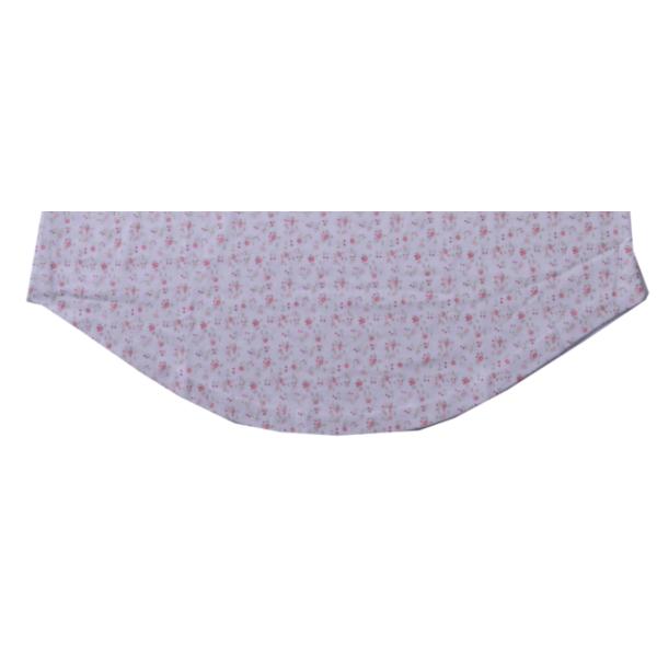 Ladies Cotton Jersey Red/Floral Printed Raglan Sleeve Nightdress Sleepwear Allover Print