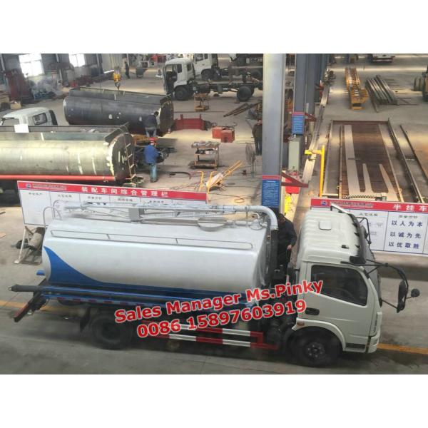 6000Liters Fecal Suction Tanker Truck Vacuum Suction Truck Euro 3 Certificate