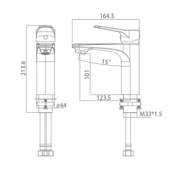 СТРЕЛКА N11M601 санузла крана смесителя воды таза тщеты Faucet раковины Bathroom Faucets современного дизайна