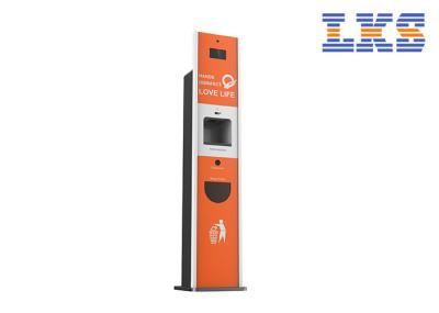 O distribuidor automático esperto do sabão da espuma contacta não o termômetro infravermelho da testa