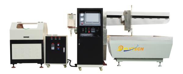 fiber glass marble steel cut by waterjet cutting machine with high precision