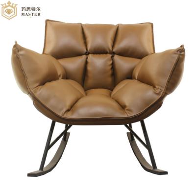 Living Room OEM 0.289CBM Pu Leather Leisure Chair 80*80*72