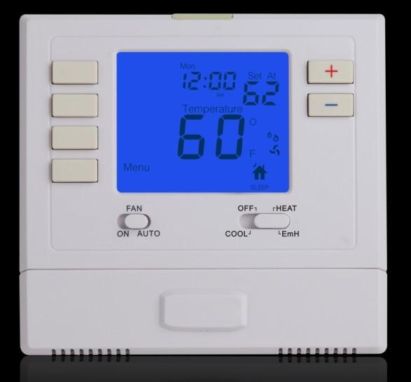 O termostato programável de aquecimento e refrigerando 2 de 7 dias aquece 1 fresco