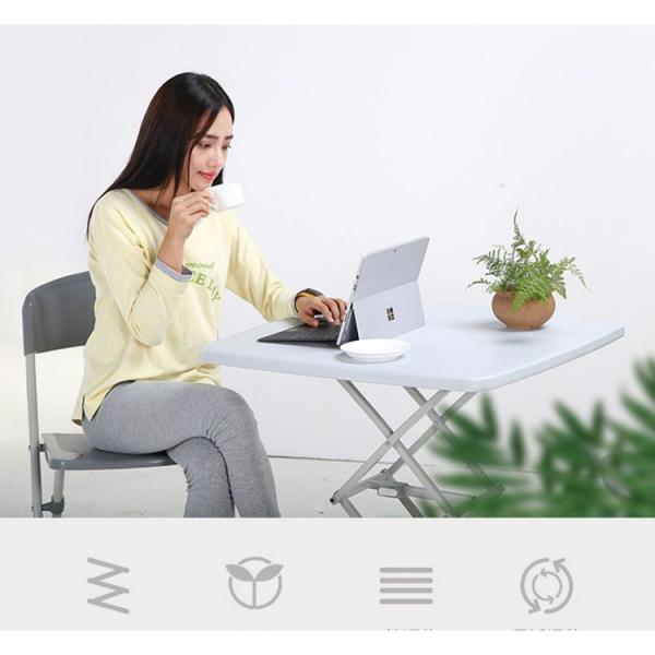 Белый игровой рабочий ручной высота регулируемый стол Металлический столик для домашнего офиса