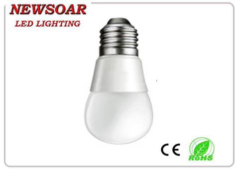 e14 3w epistar led bulbs made of plastic+ceramic+aluminum with 2years warranty