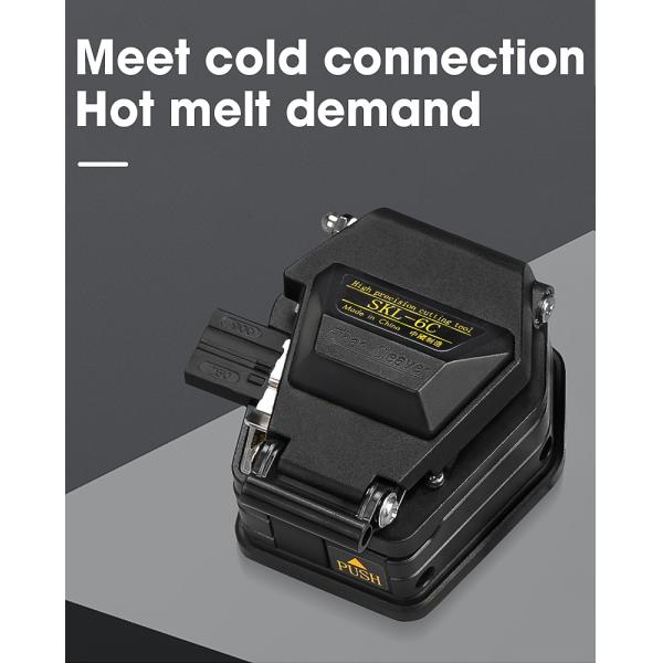 FTTH Fiber Optic Cleaver Tool , SKL 6C Fiber Cleaver 48000 times