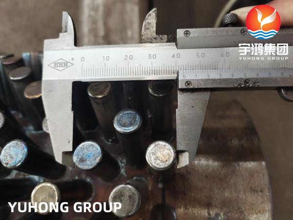 ASTM A106 Gr B エコノマイザーおよび空気予熱器用 CS フィン付きスタッドチューブ