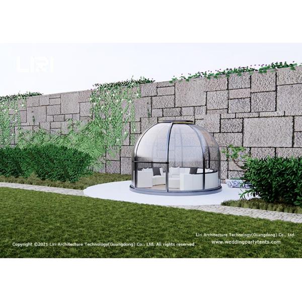 Outdoor Luxury Glamping Tents Clear Polycarbonate Crystal Dome House Hot Tub Enclosure