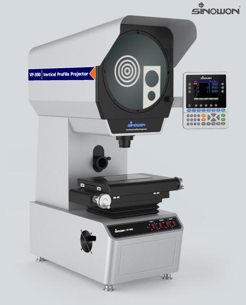 200mm Z- axis Travel Vision Measuring Projector 6.5X Detented Zoom Lens Changable