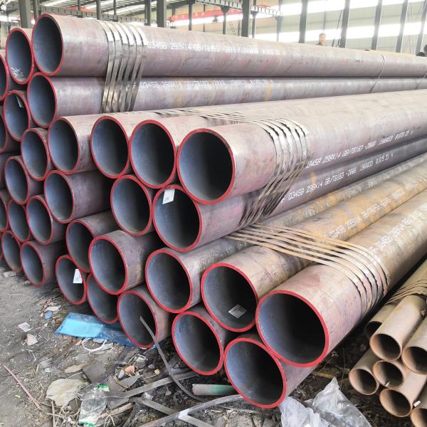 La série sans couture soudée malléable du tuyau d'acier 6m de carbone forment laminé à chaud