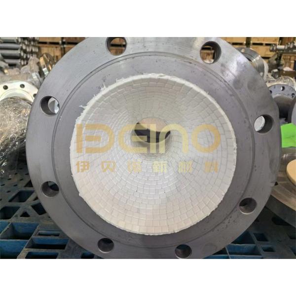 Pressure Resistance Wear Resistant Ceramic Lined Steel Pipe With High Impact Strength