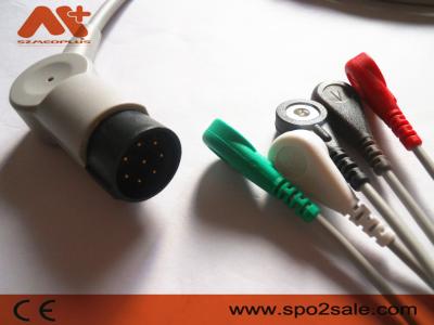 Nihon Kohden Patient Monitor Cables 5 Lead Snap ECG Cable OEC Sery