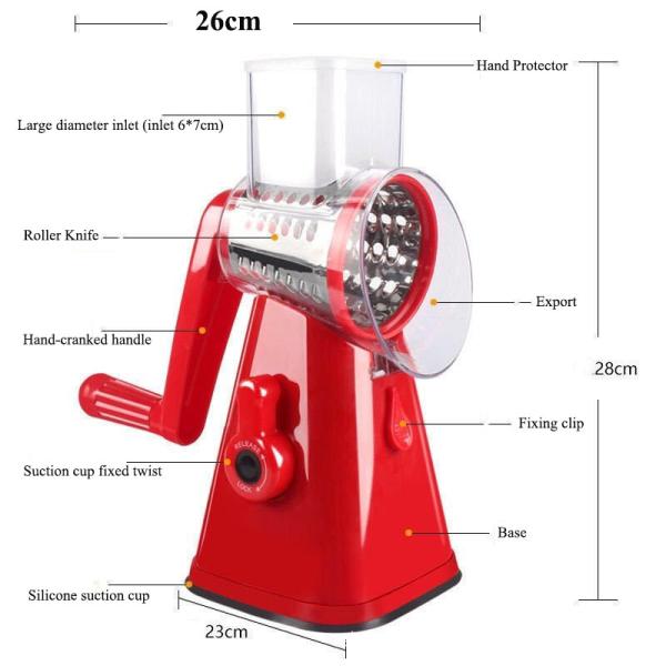 Manual Vegetable Chopper Cutter Hand Mini Meat Mincer Household 0.9kg Green Kitchen Tools