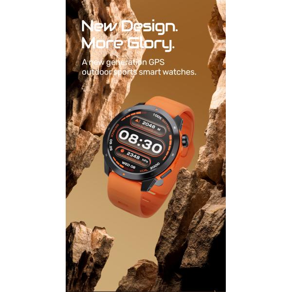 MG03 GPS Smart Watch with AMOLED Display and Bluetooth Calling for Men