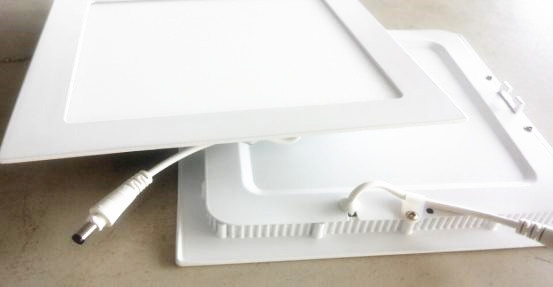 led panel 15w square Interior decoration living room bedroom ceiling office aluminum shell square energy saving panel