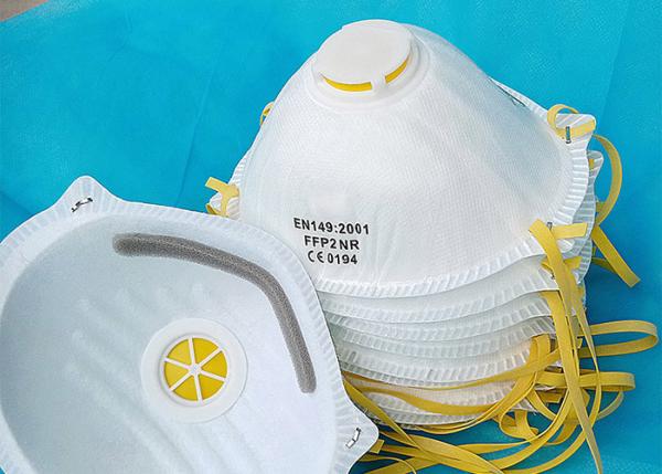 White Reusable Face Mask Coronavirus N95 Medical Industrial Skin Friendly