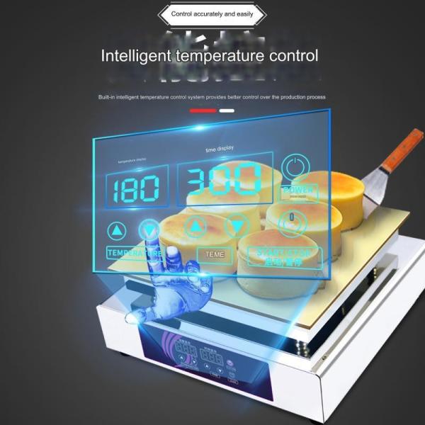Temperature Range 0-260 Degrees Commercial Waffle Maker for Bread Bakery Efficiency