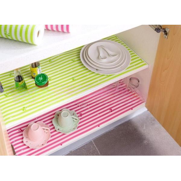 Alfombra de mesa plegable impermeable para el armario de la cocina el cajón del hogar almohadilla de plástico antideslizante