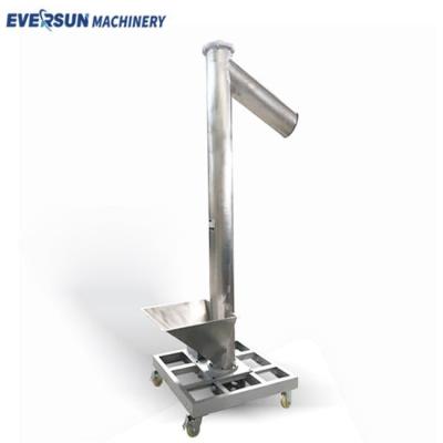 A rosca transportadora vertical 316L transfere o material de forma eficiente de baixo para cima