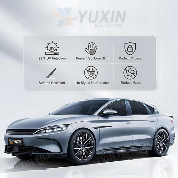 2 Mil Thickness 2ply Carbon Film For Window Glass , UV Proof Car Tint Film Wholesale