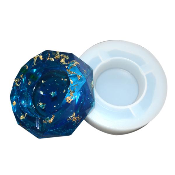 Home Decoration Silicone Resin Mold Sustainable Resin Art Molds Ashtray Shape
