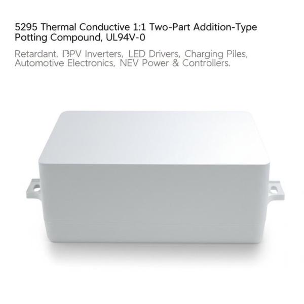 5295 Composé de pottage en silicone thermiquement conducteur 1:1 mélange UL94V-0