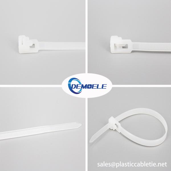 DM-5*200RT mm  high quality CE ROHS nylon reusable cable ties releasable cable straps adjustable zip ties