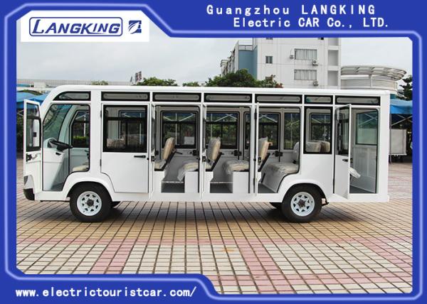 Quatro assentos bondes da camioneta expresso 23 das rodas com porta/mini motor de C.A. bonde do ônibus