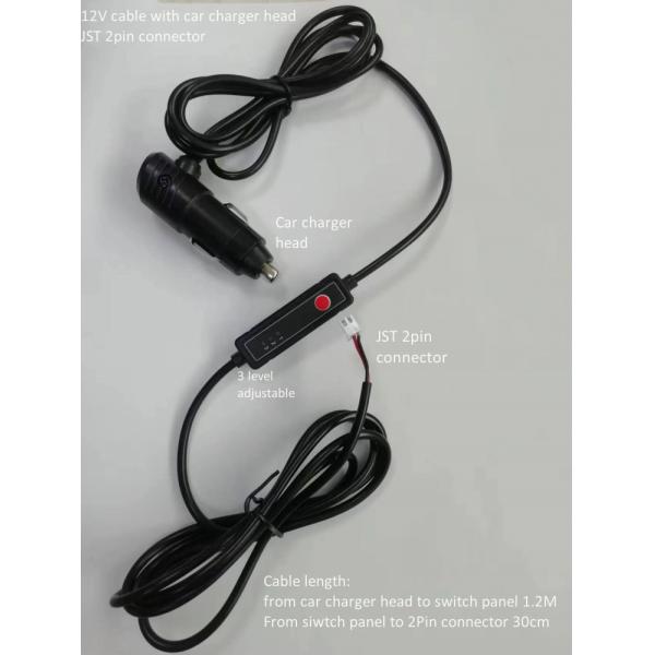 Изготовленная на заказ головка пули 1.2M JST 2Pin PE кабеля линии электропередач переключателя вентилятора