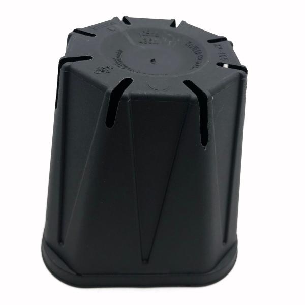 Small Flower garden plant pot square black plastic nursery pots rectangular plastic nursery pots for Agricultural greenhouse