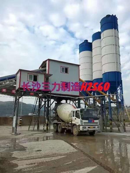 Js1000 ミキサー Hzs60 コンクリートバッチ混合プラント