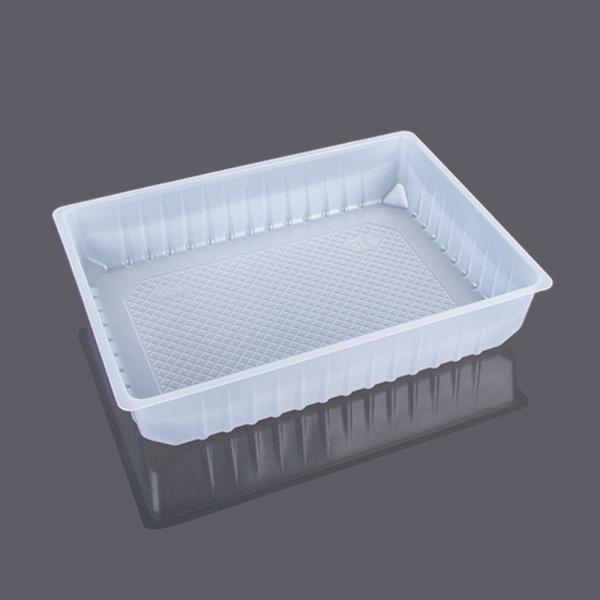 Пластмасовые контейнеры белого качества еды 0.65mm устранимые