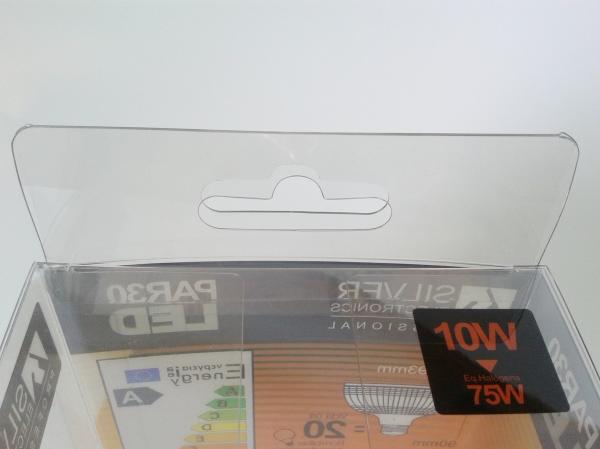 PVC / PET  Boxes, Offset Printing Transparent Plastic Packaging For LED